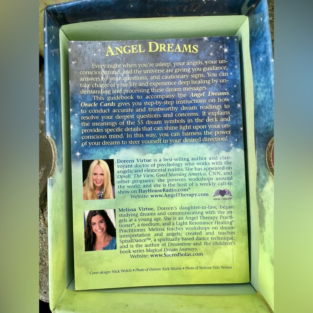 Angel Dreams Oracle Cards & Guidebook β Doreen Virtue & Melissa Virtue - Picture 15 of 15